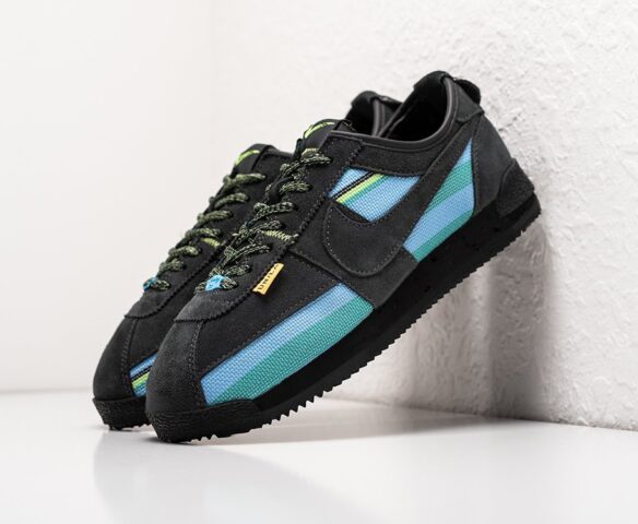 Union x Nike Cortez Nylon черные suede