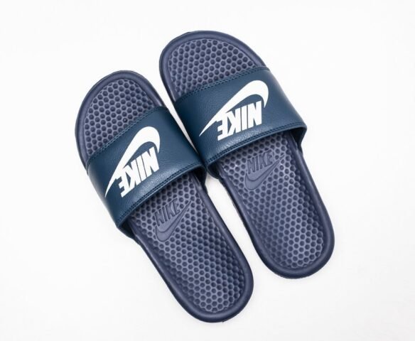 Сланцы Nike blue lthr