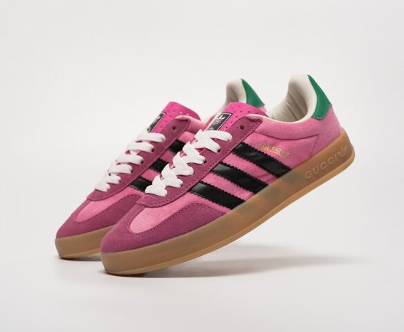 Gucci x Adidas Gazelle OG фиолетовые