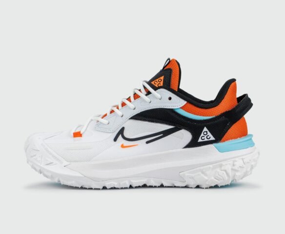Nike ACG Mountain Fly 2 Low Gtx White Orange бело-оранжевые