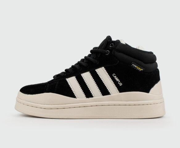Зимние Adidas Campus Black / White