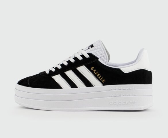 Adidas Gazelle Bold Black / White Wmns