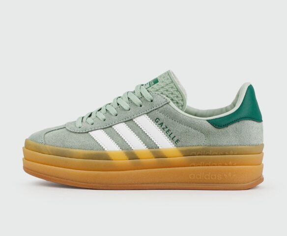 Adidas Gazelle Bold Green / Gum Wmns