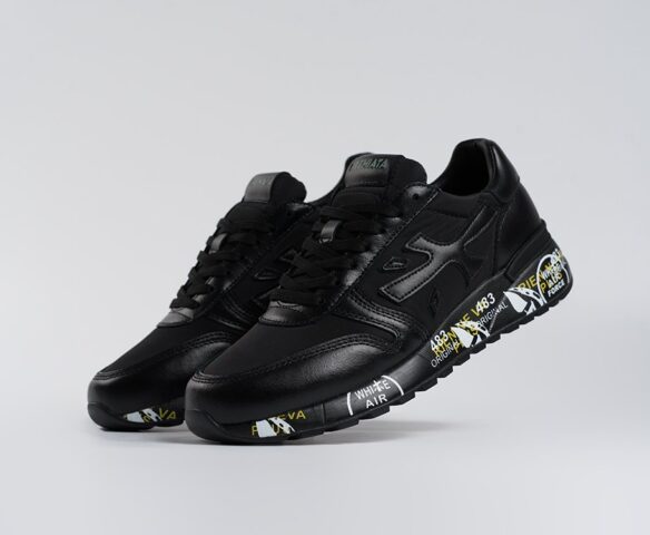 Premiata Mick black lthr