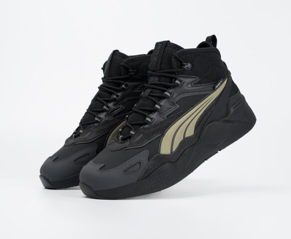Зимние Puma RS-X Hi suede black