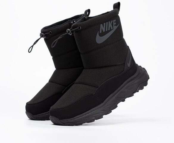 Зимние Сапоги Nike black textile