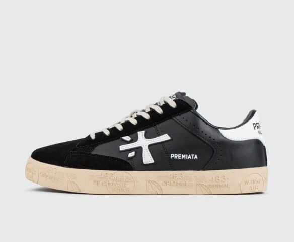 Кеды Premiata Steven Black Cream new