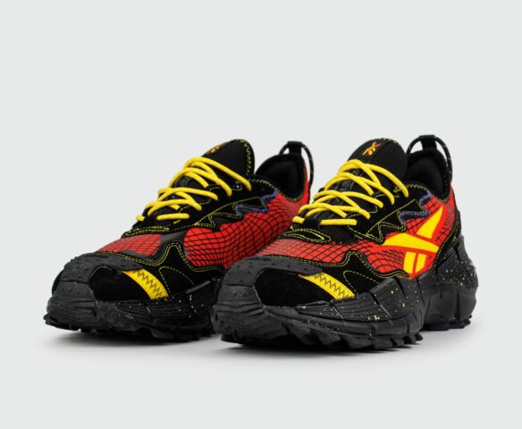 Reebok Zig Kinetica 2 Edge Red Yellow. Вид 2