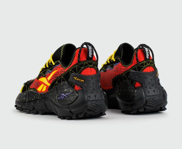 Reebok Zig Kinetica 2 Edge Red Yellow. Вид 3